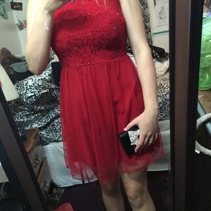 Beautiful Red Homecoming dress